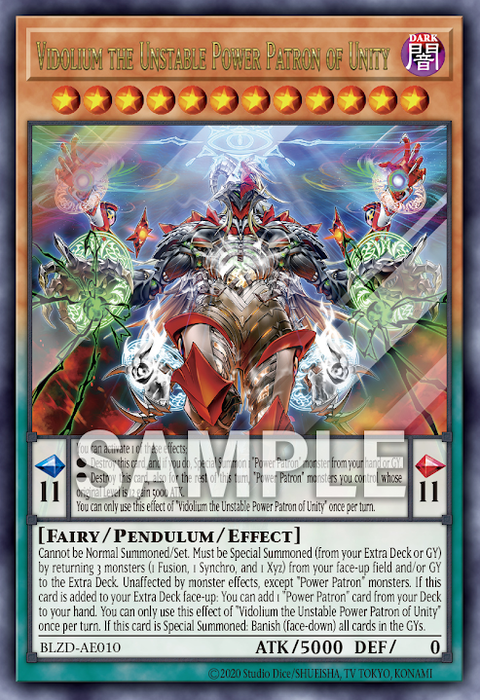 BLZD-AE010 Vidolium the Unstable Power Patron of Unity