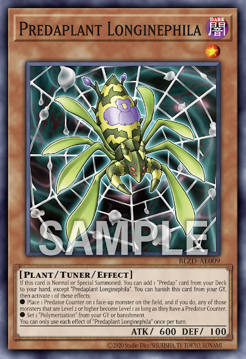 BLZD-AE009 Predaplant Longinephila