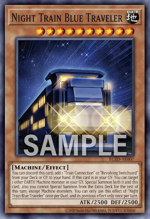 BLZD-AE007 Night Train Blue Traveler