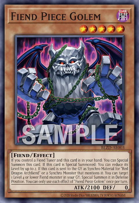 BLZD-AE003 Fiend Piece Golem