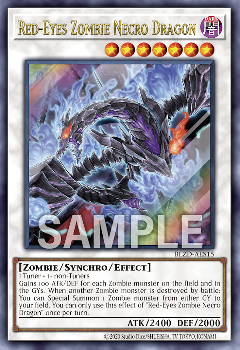 BLZD-AES15 red eyes zombie necro dragon