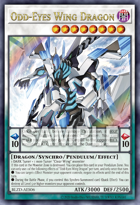 BLZD-AES06 Odd-Eyes Wing Dragon