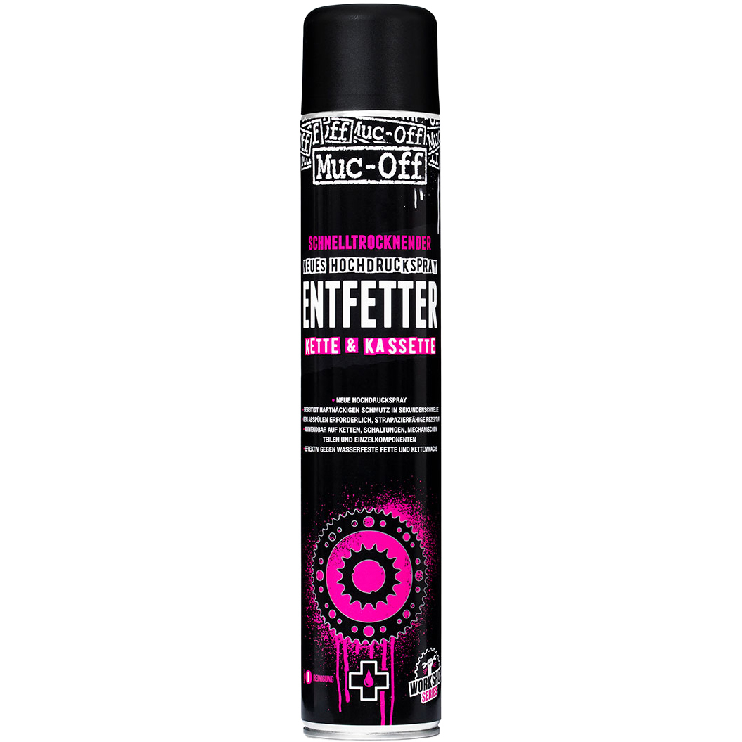 Muc-off-High-Pressure Quick Drying Degreaser - Chain & Cassette - 750ml 傳動系統設計的高效能強效清潔噴霧