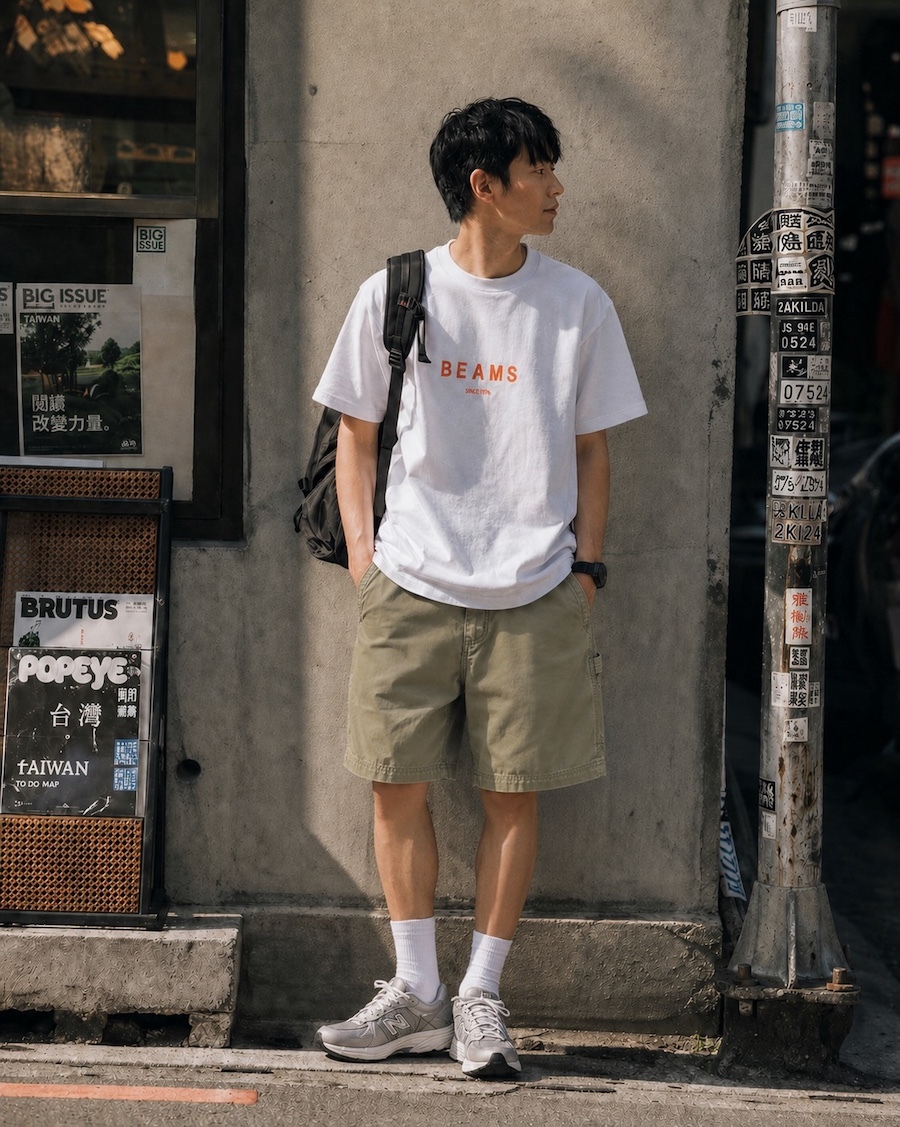 |包色大推！|B° Archive 重磅水洗工裝短褲 Urban  Carpenter