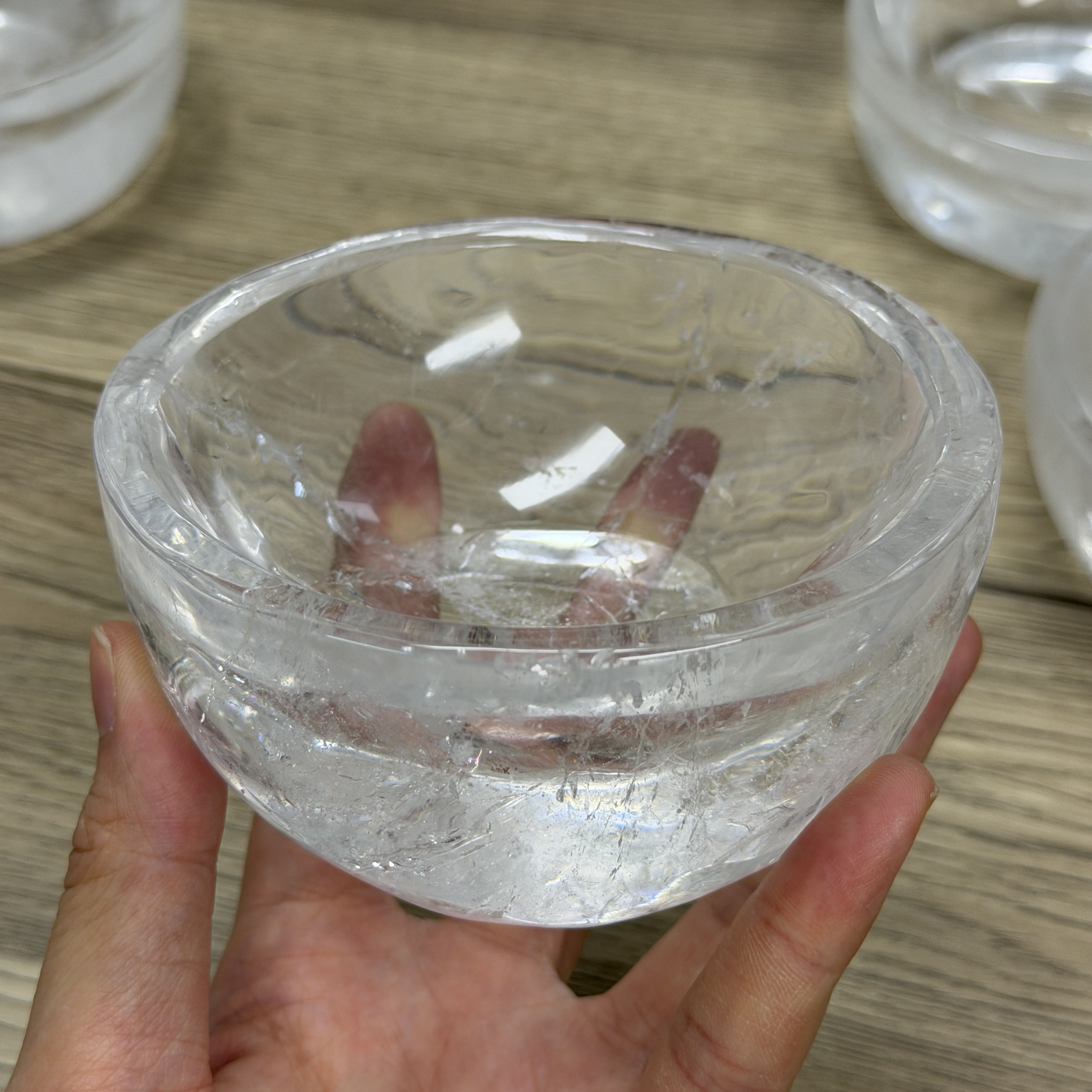 高品質白水晶碗 10.6cm  WD2293
