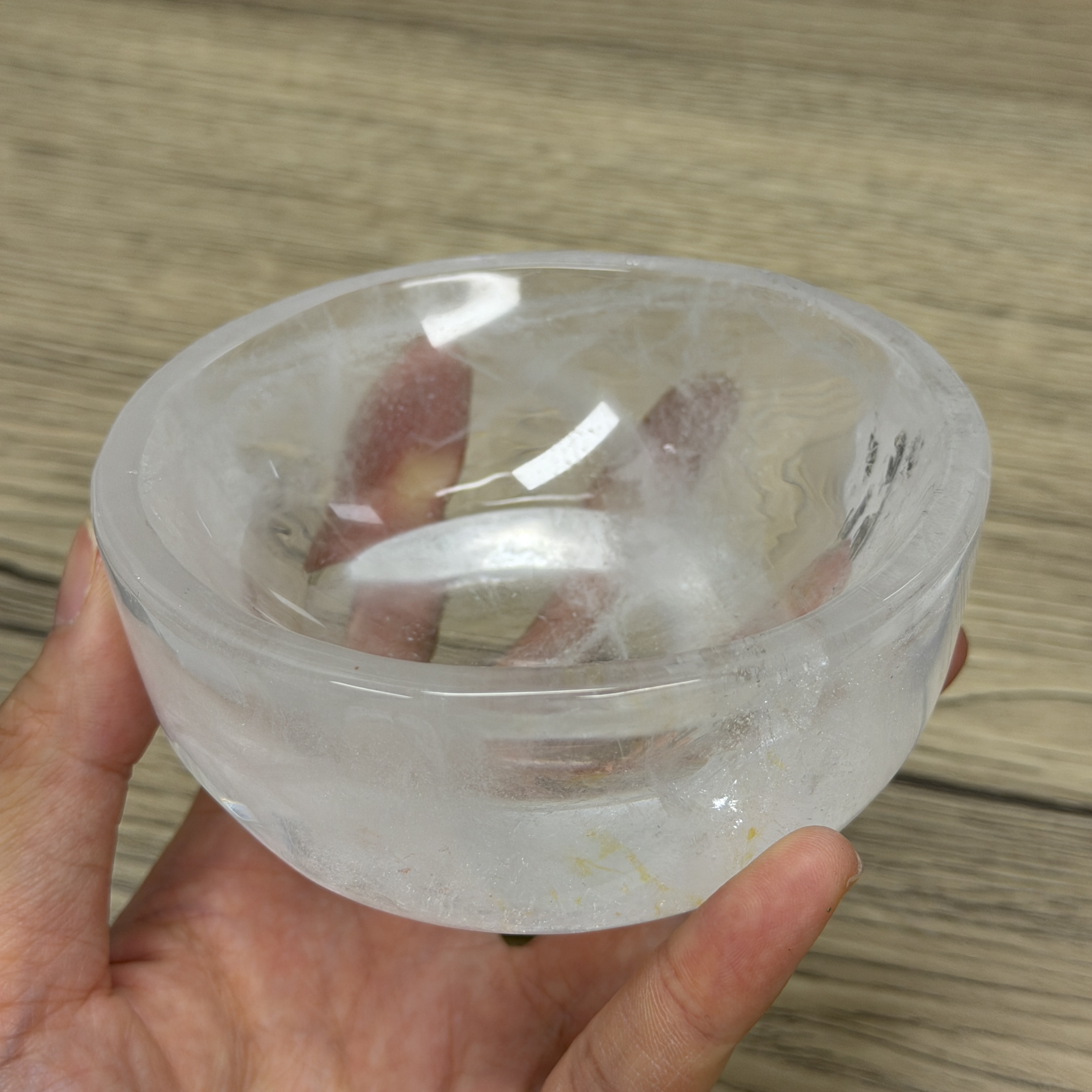 高品質白水晶碗 10.3cm  WD2297