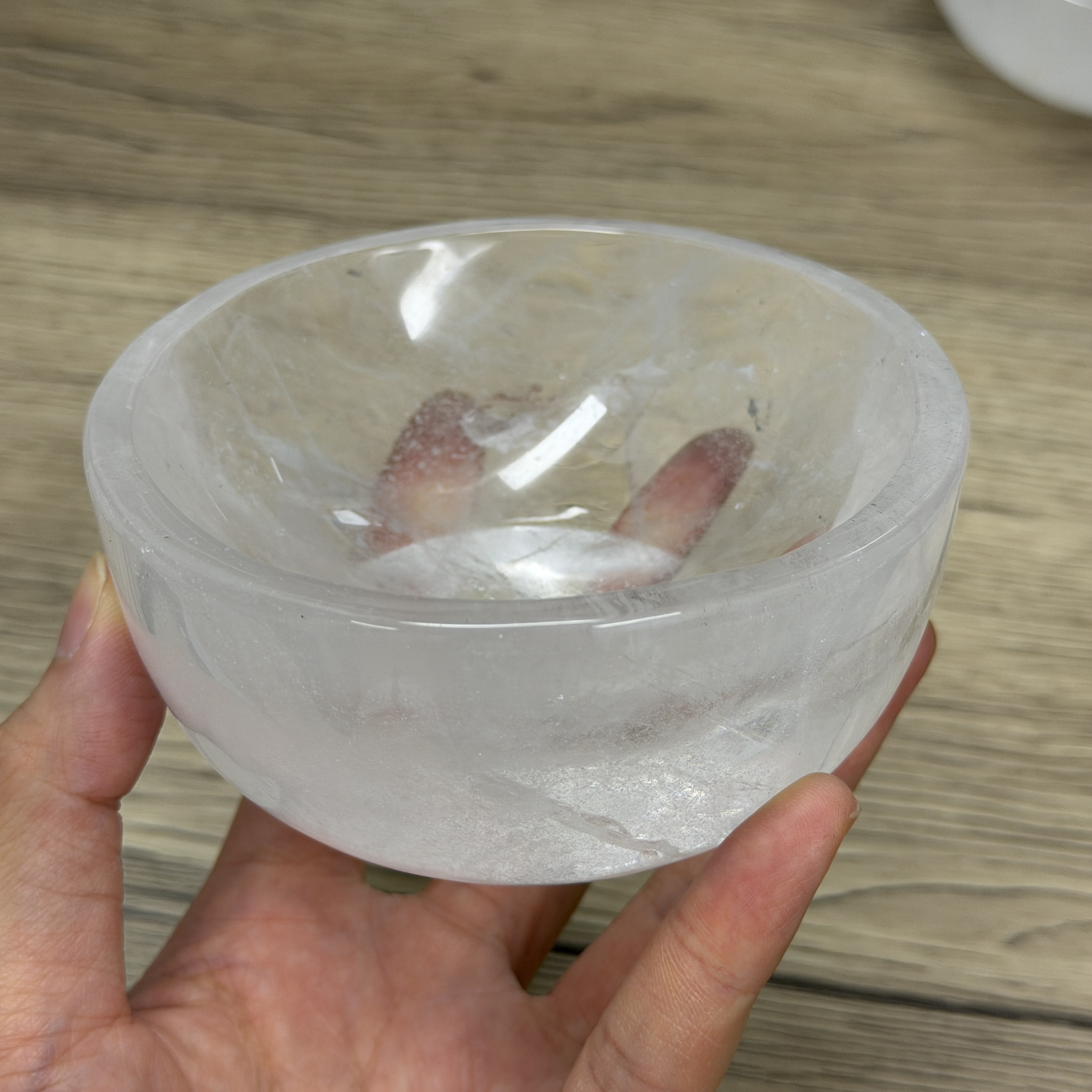 高品質白水晶碗 10.2cm  WD2298