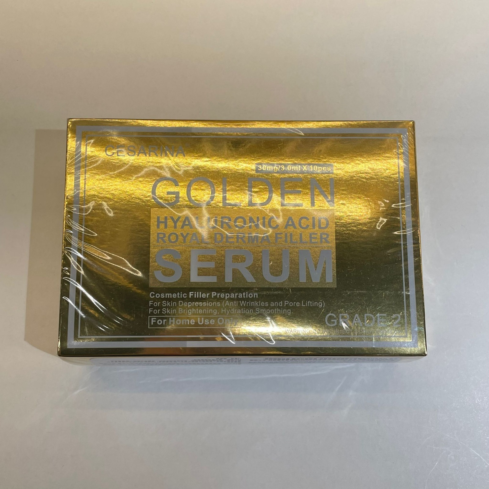 關鍵字BE64. GOLDEN HYALURONIC ACID ROYAL DERMA FILLER SERUM3.0 ml x 10 pcs 優惠$99