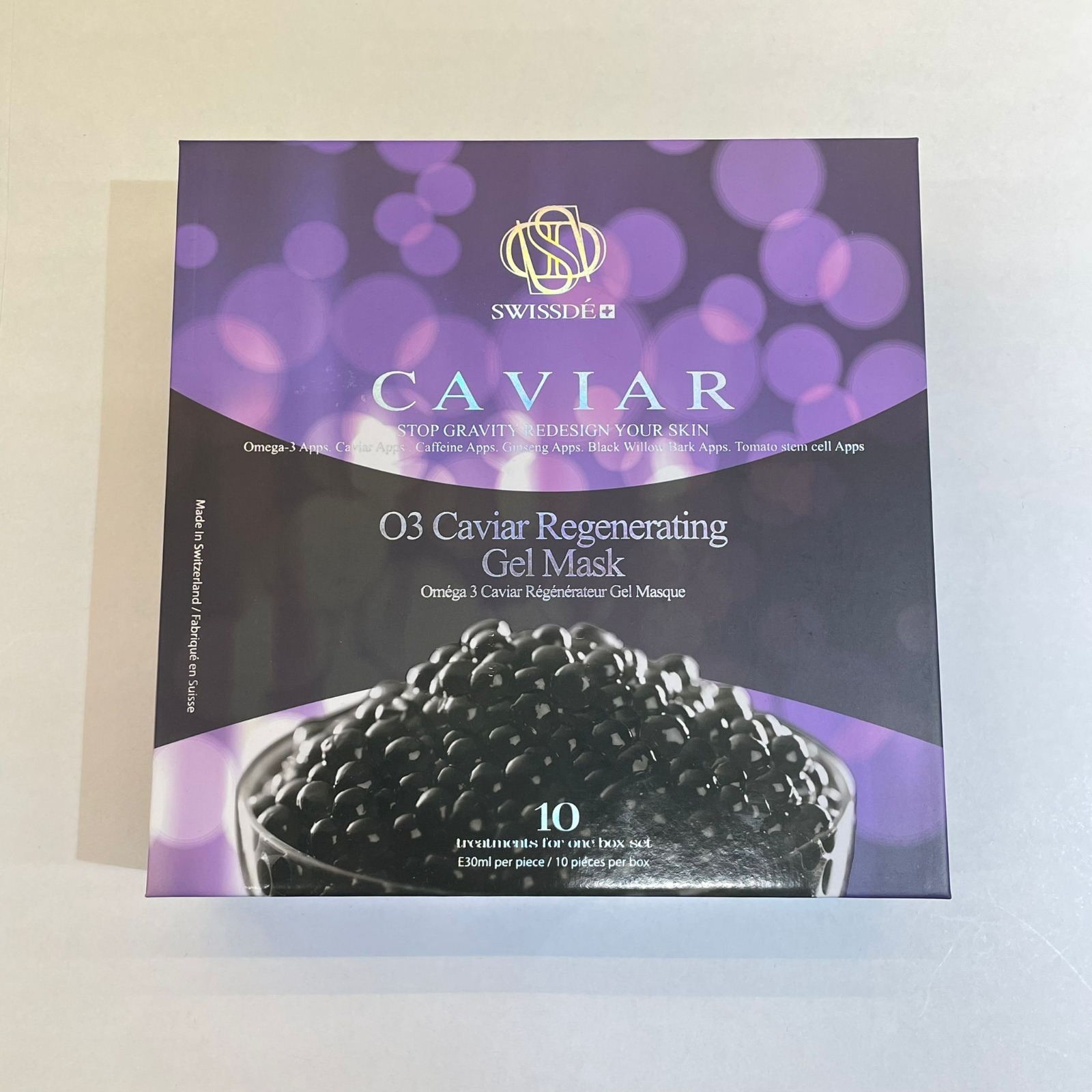 關鍵字BE63. SWISSDE CAVIAR STOP GRAVITY 30 ml x 10 優惠$198