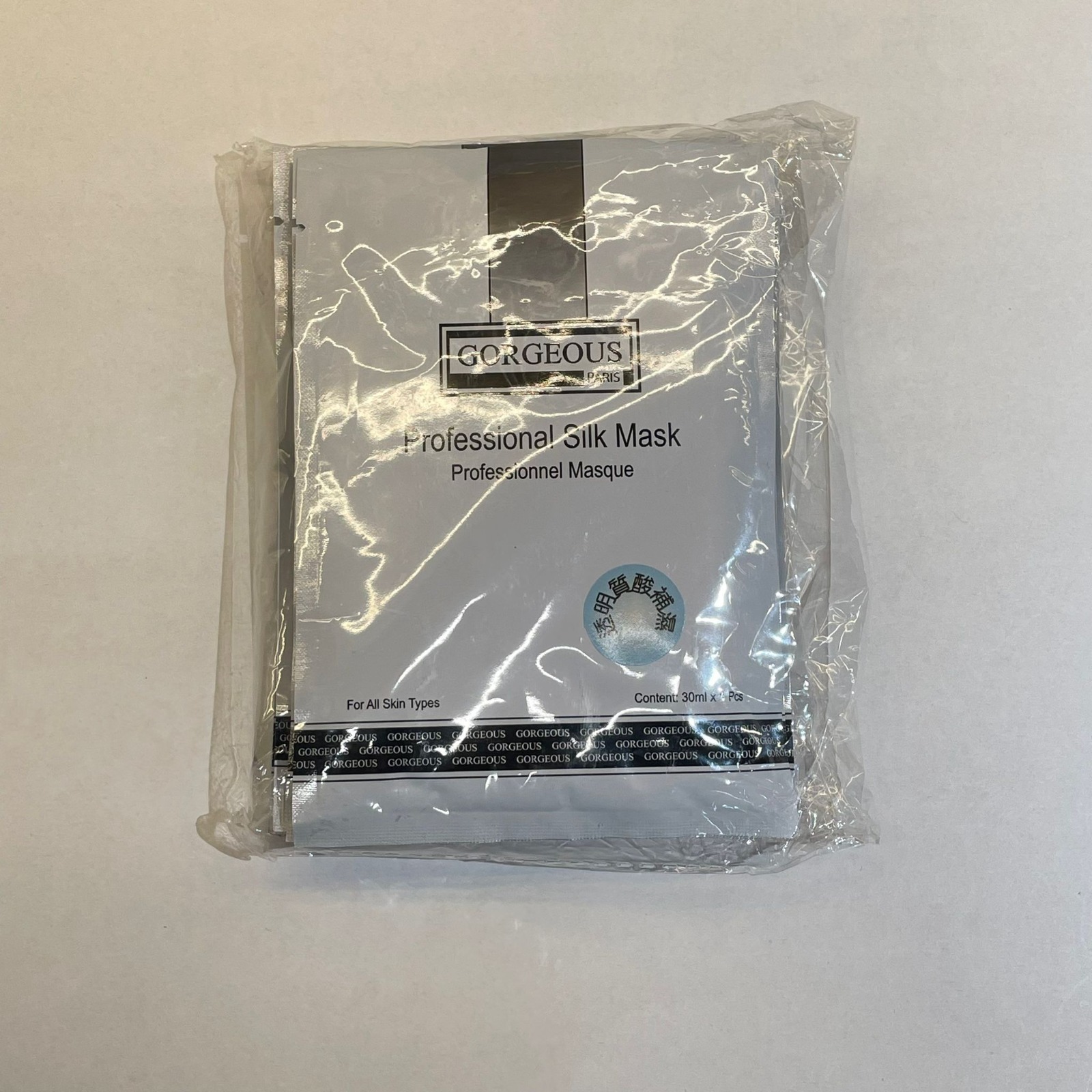 關鍵字BE59. GORGF PARIS Professional Silk Mask 10片 優惠$120