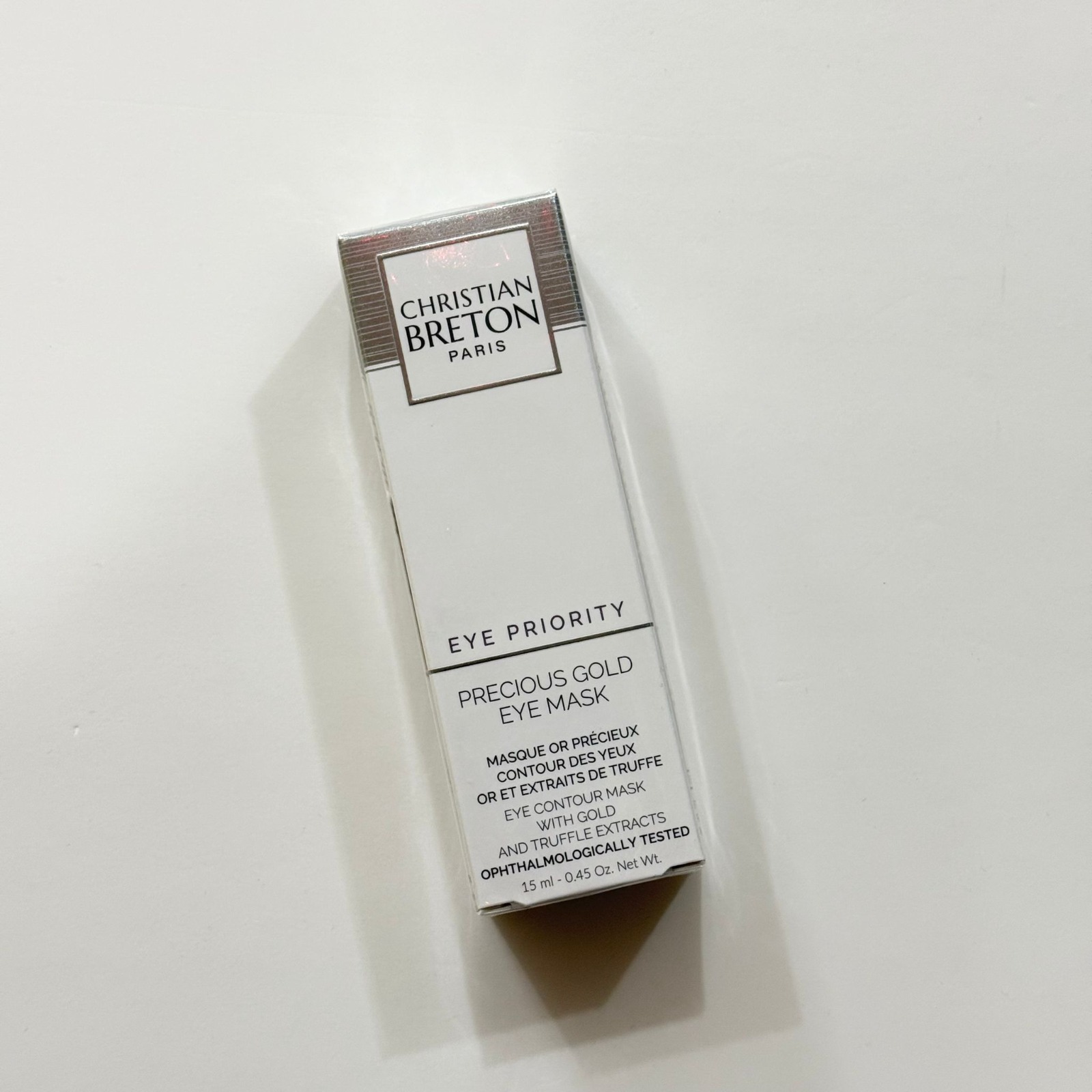 關鍵字BE28. CHRISTIAN BRETON PARIS EYE PRIORITY PRECIOUS GOLD EYE MASK 15 ml優惠$208(20)