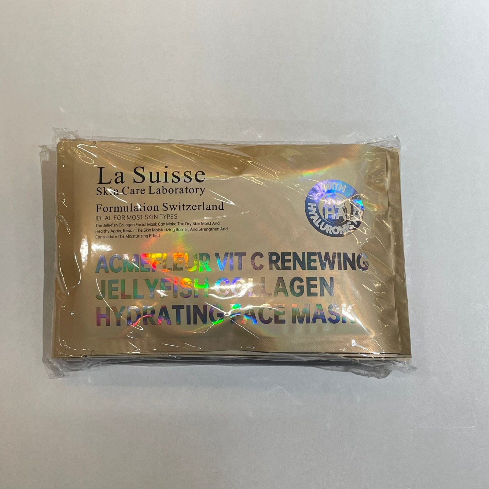 關鍵字BE6. La Suisse Acneleur Vit C Renewing Jellyfish Collagen Mask優惠$90(40)