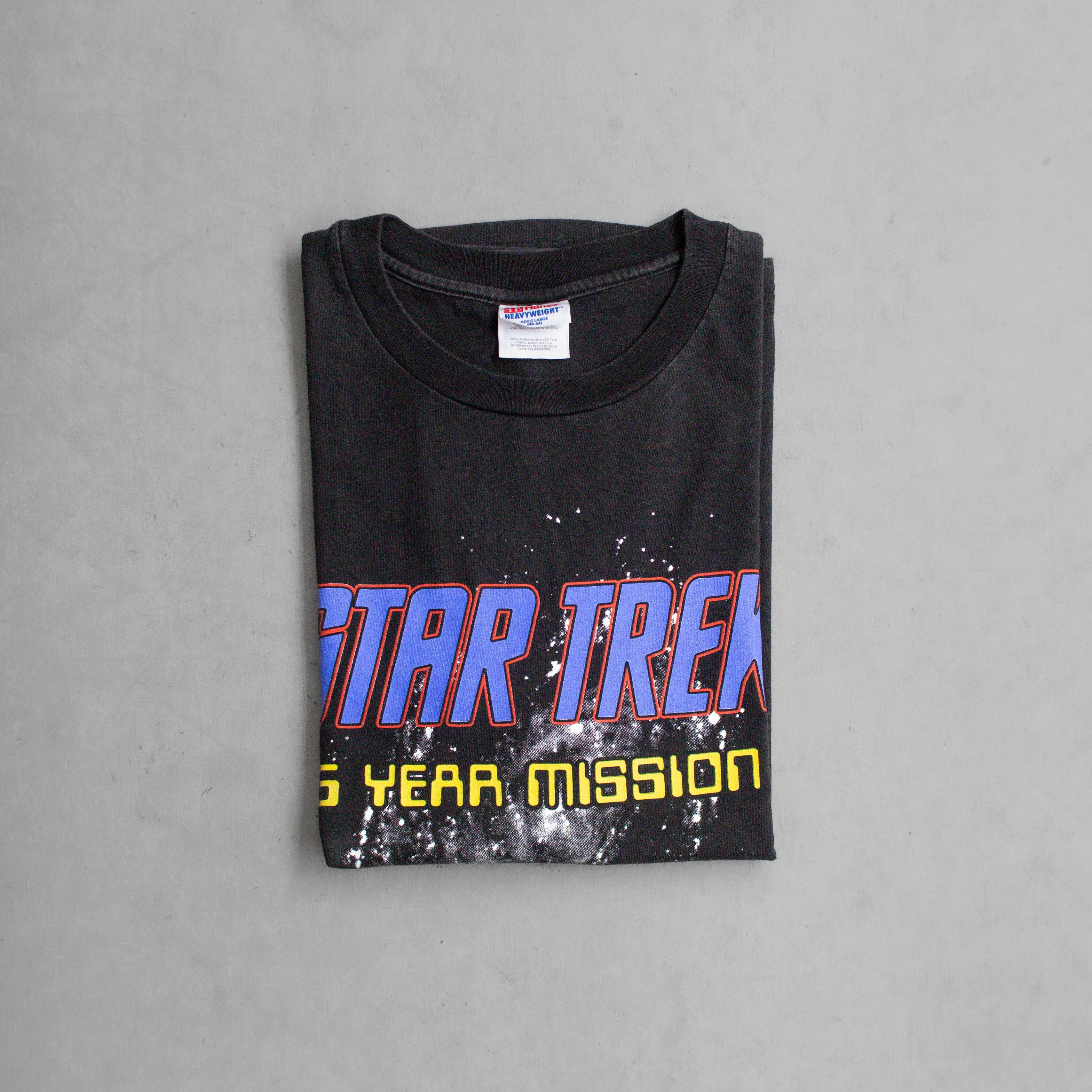 80-90S STAR TREK TEE 美國製 黑色 星際爭霸戰 星際迷航記 短袖 T恤 E