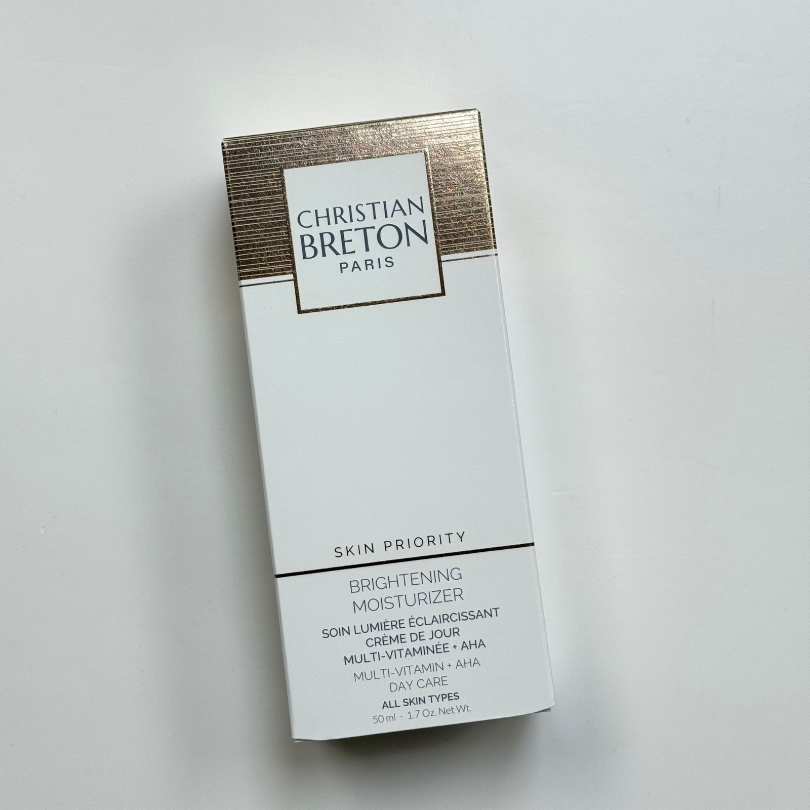 關鍵字BE3. CHRISTIAN BRETON PARIS BRIGHTENING MOISTURIZER優惠$368(10)