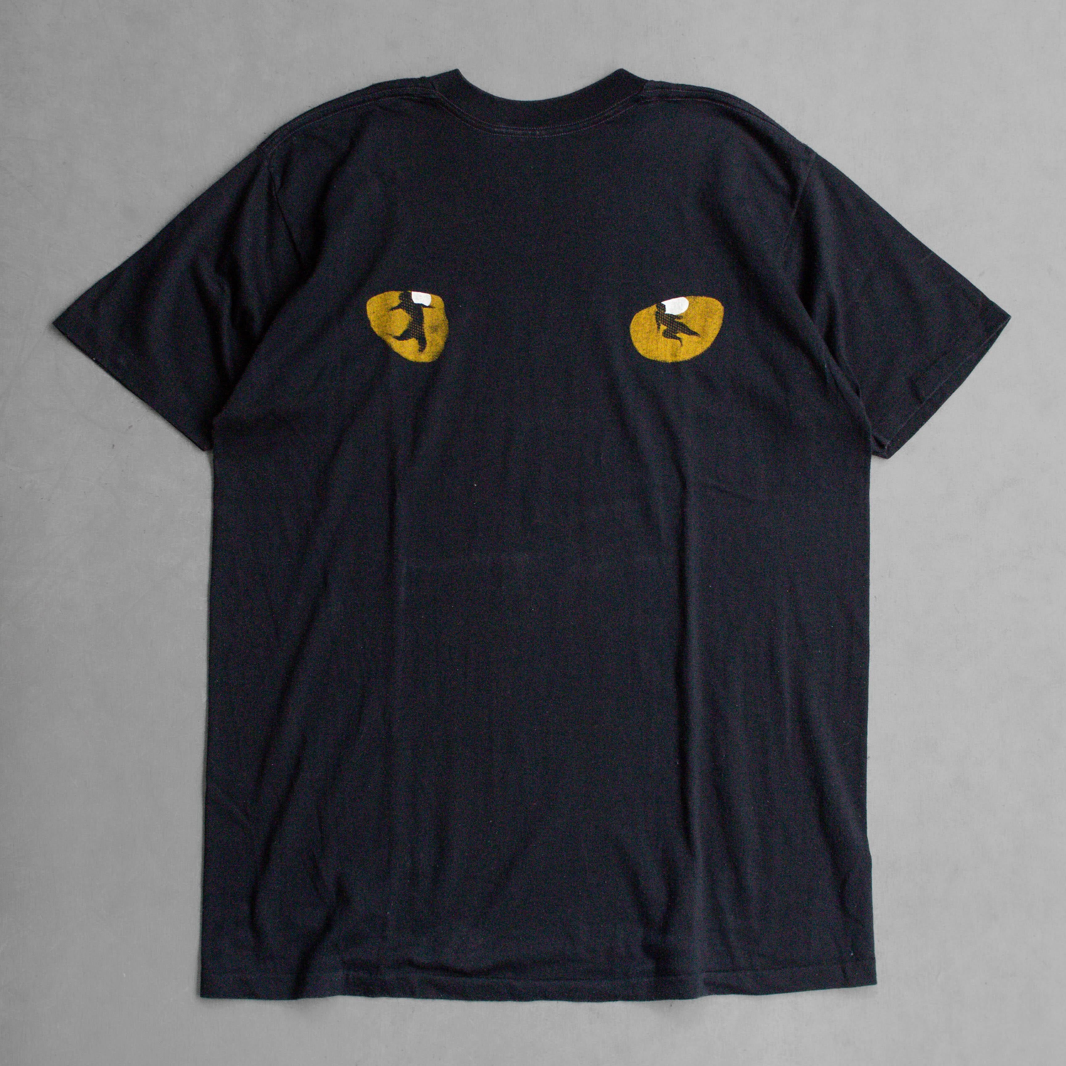 80S CATS MUSICAL TEE 美國 黑色 百老匯 音樂劇 貓 短袖 T恤 A