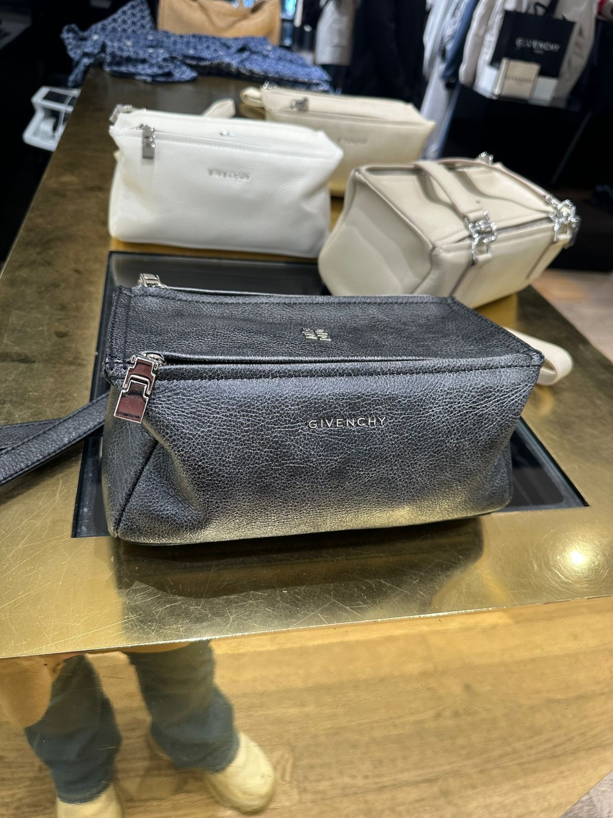 V76 Givenchy Pandora Mini Bag in Black Leather