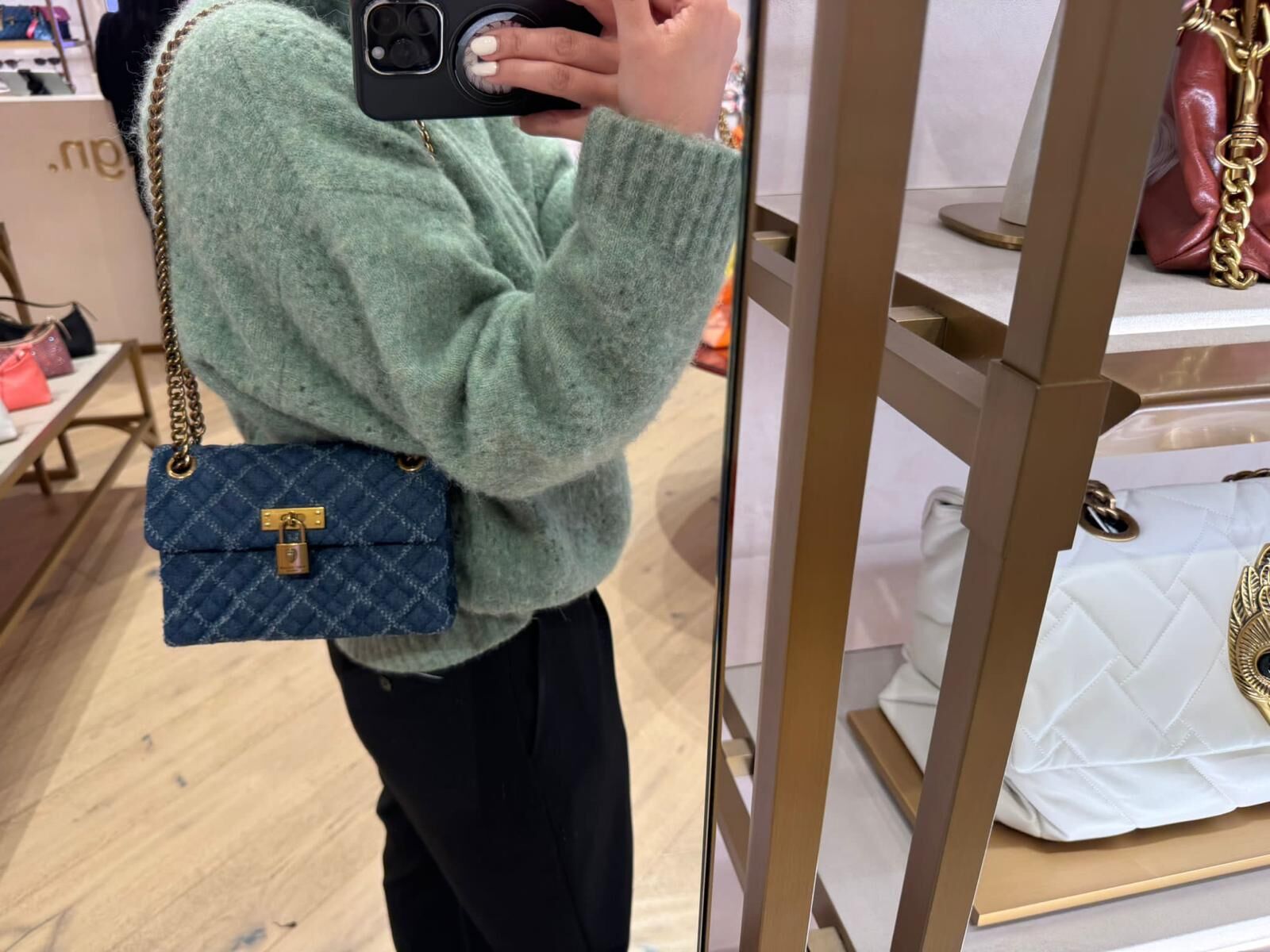 V80 Kurt Geiger Mini Brixton Lock Bag