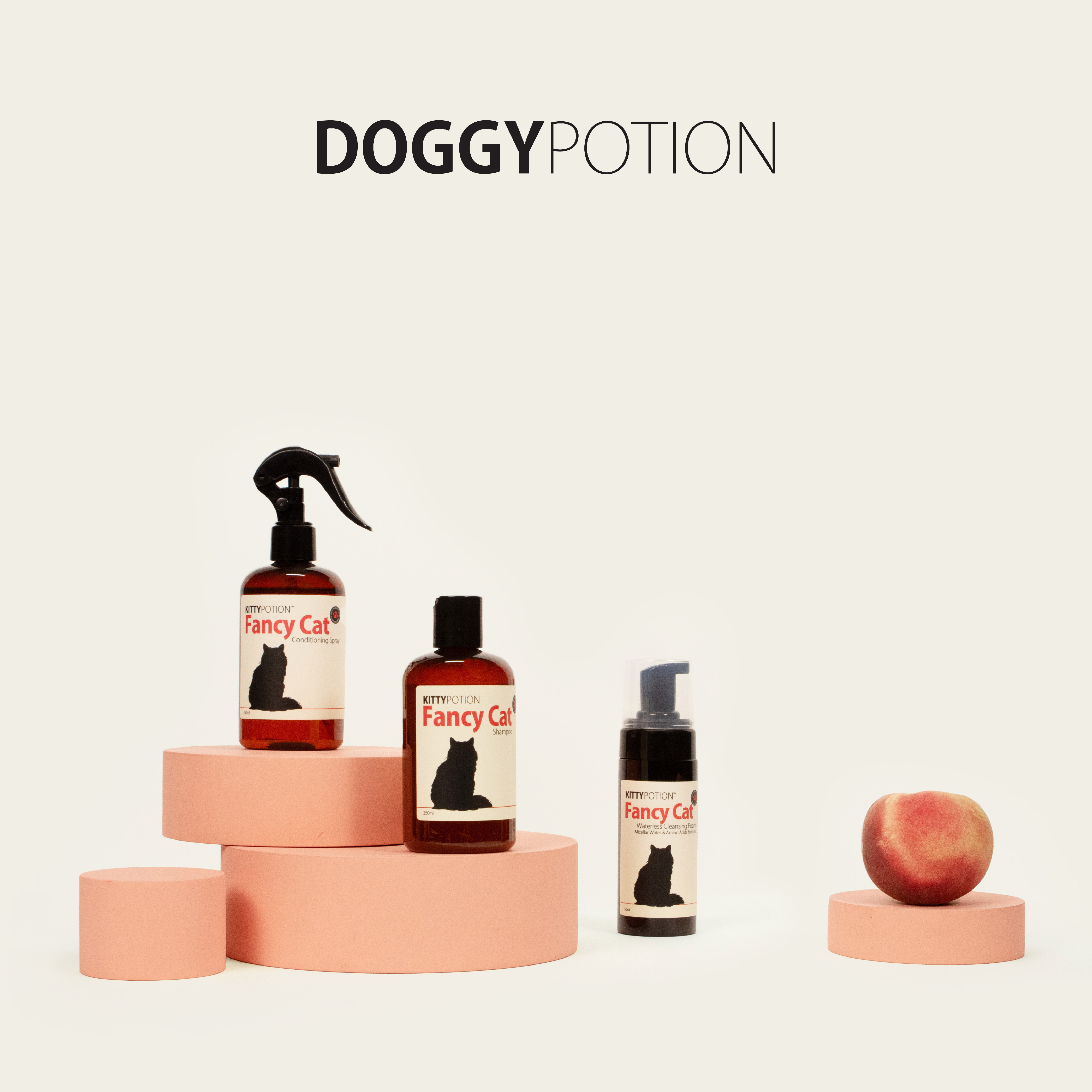 貓用天然乾洗慕斯｜DOGGYPOTION