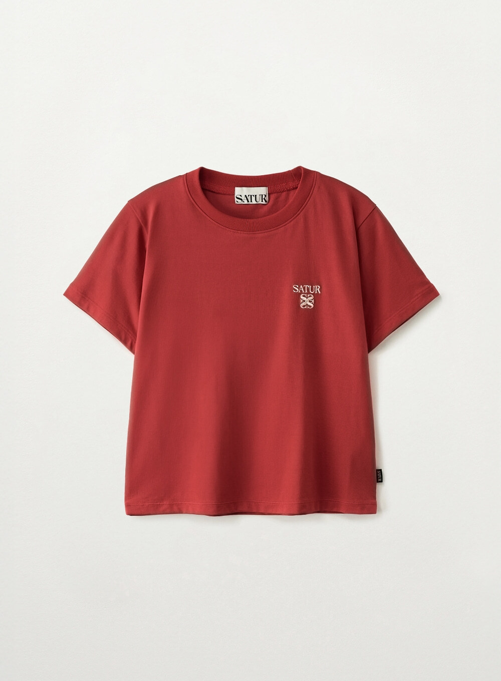 SATUR Lawton Stitch Ringer T-Shirt - White