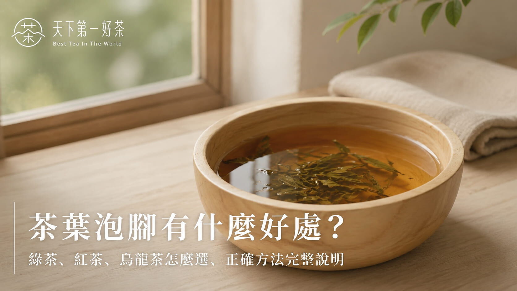 茶葉泡腳有什麼好處？綠茶、紅茶、烏龍茶怎麼選、正確方法完整說明