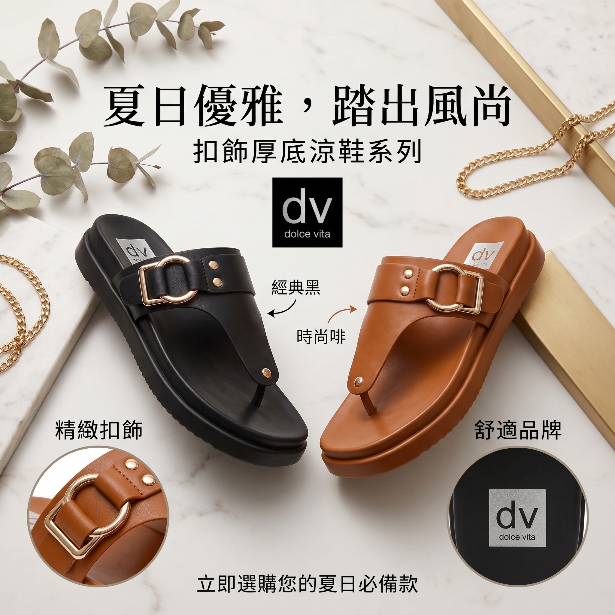 【預購】DV by Dolce Vita H031876 女裝涼鞋