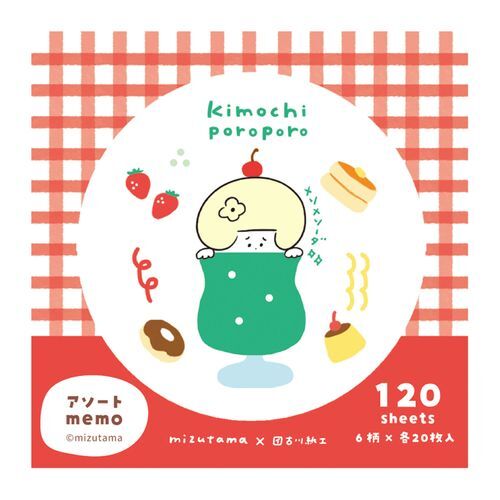 Mizutama 6 款圖案組合便條本