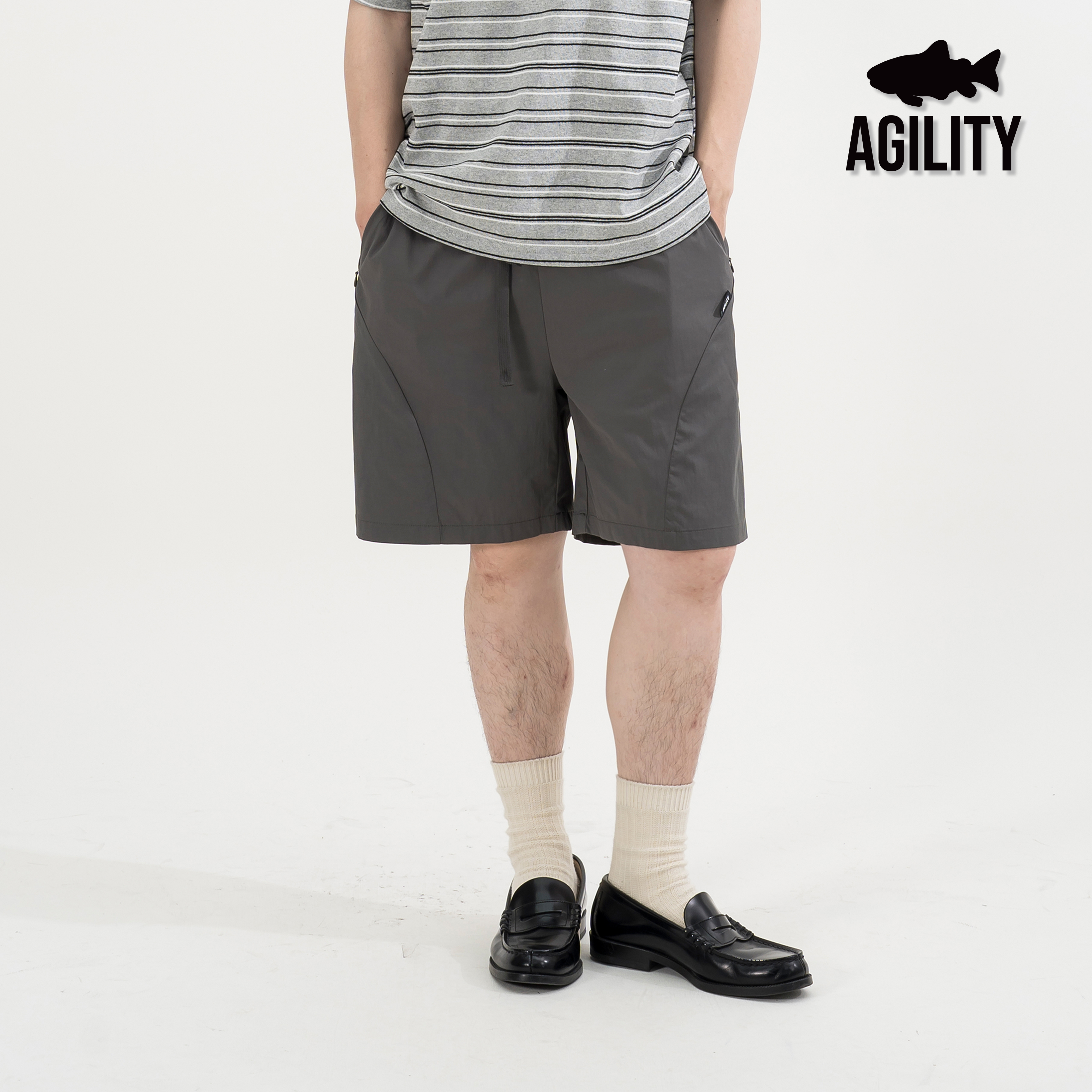 AGILITY Nylon Track Shorts 尼龍 剪裁運動短褲 [GS80]