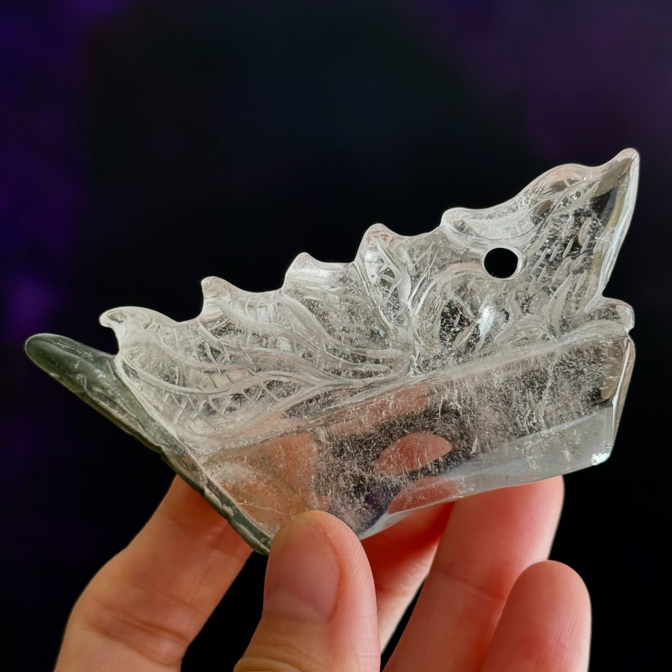 [原石] 綠幽靈水晶 九尾狐 水晶擺飾