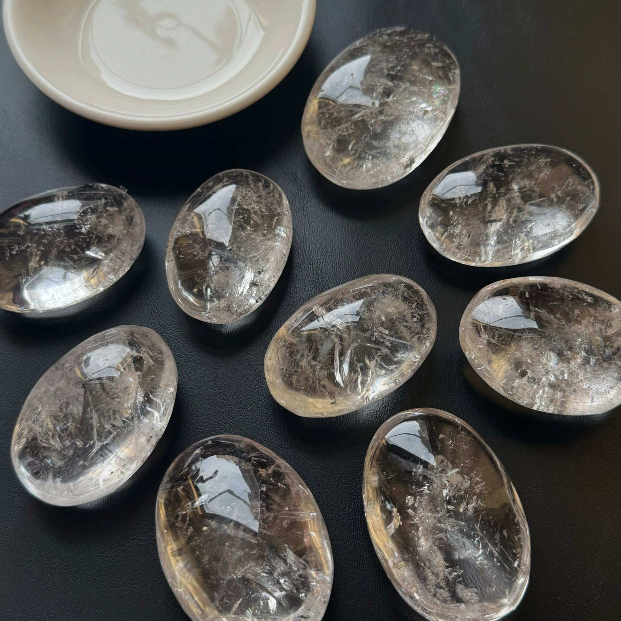 [原石] 彩虹白水晶 水晶把玩