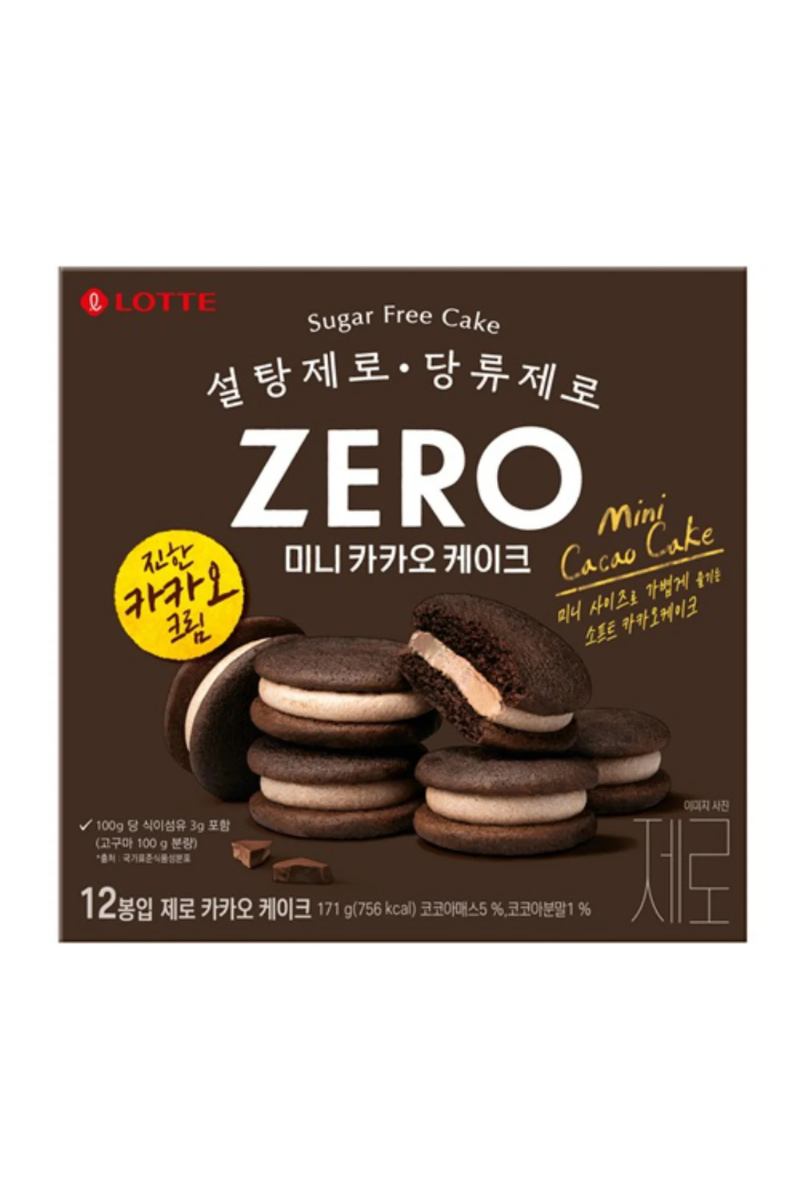 【 5/28收單 】LOTTE ZERO 迷你可可派 12入 韓國