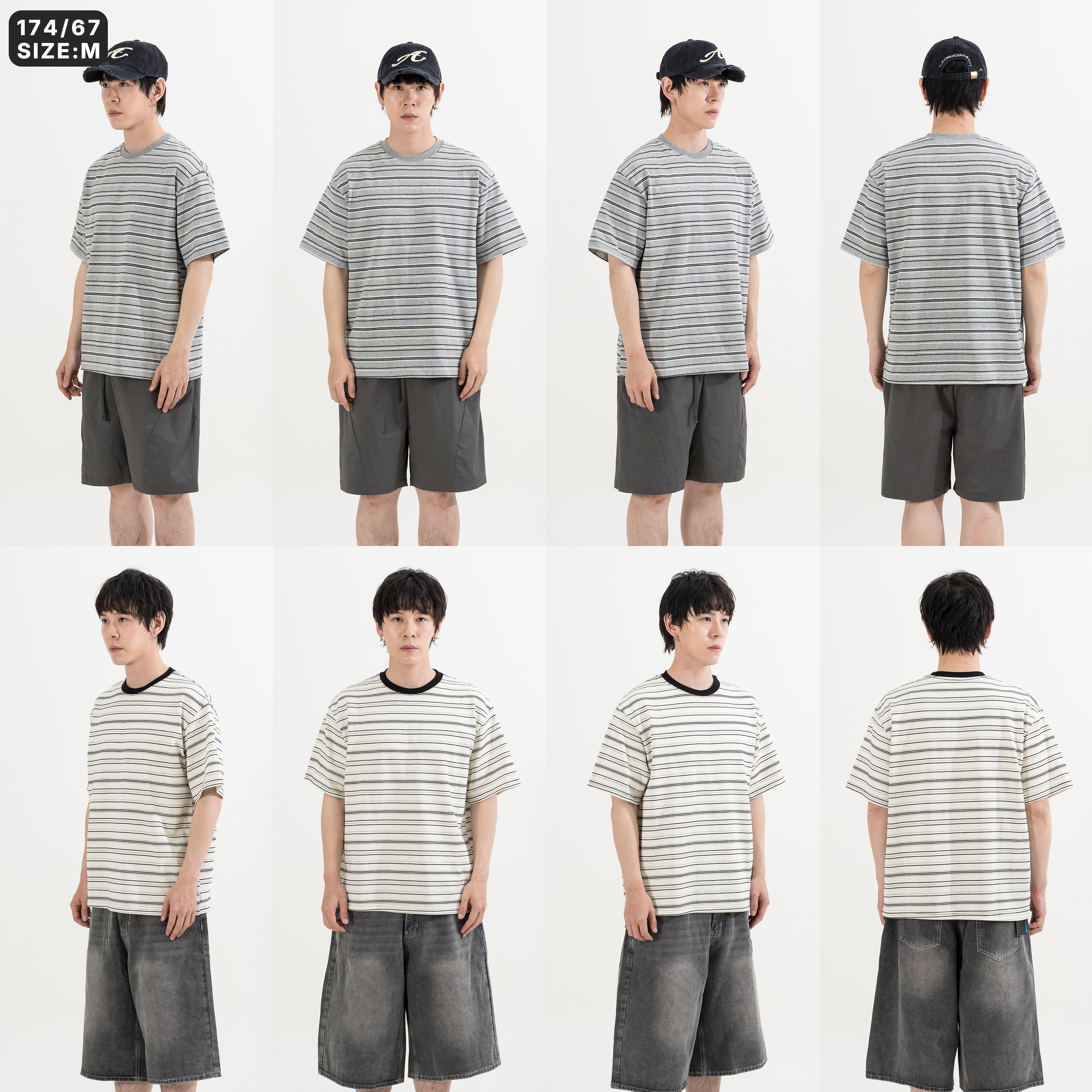 Heavyweight Stripe Tee 重磅 細條紋 短袖Tee [O-T352]