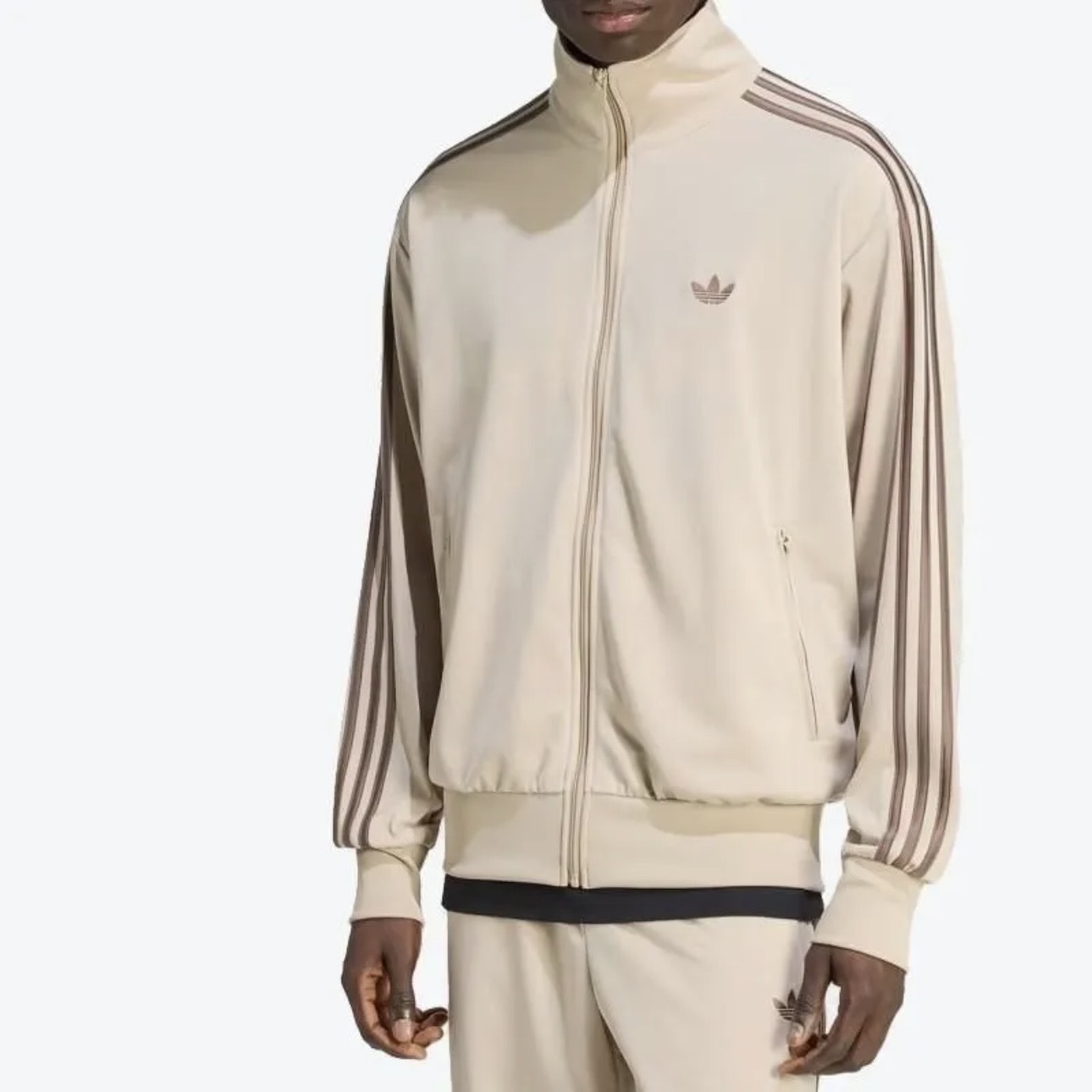 ADIDAS ORIGINALS FIREBIRD TRACK TOP 奶茶色 三線外套 愛迪達 KS2215