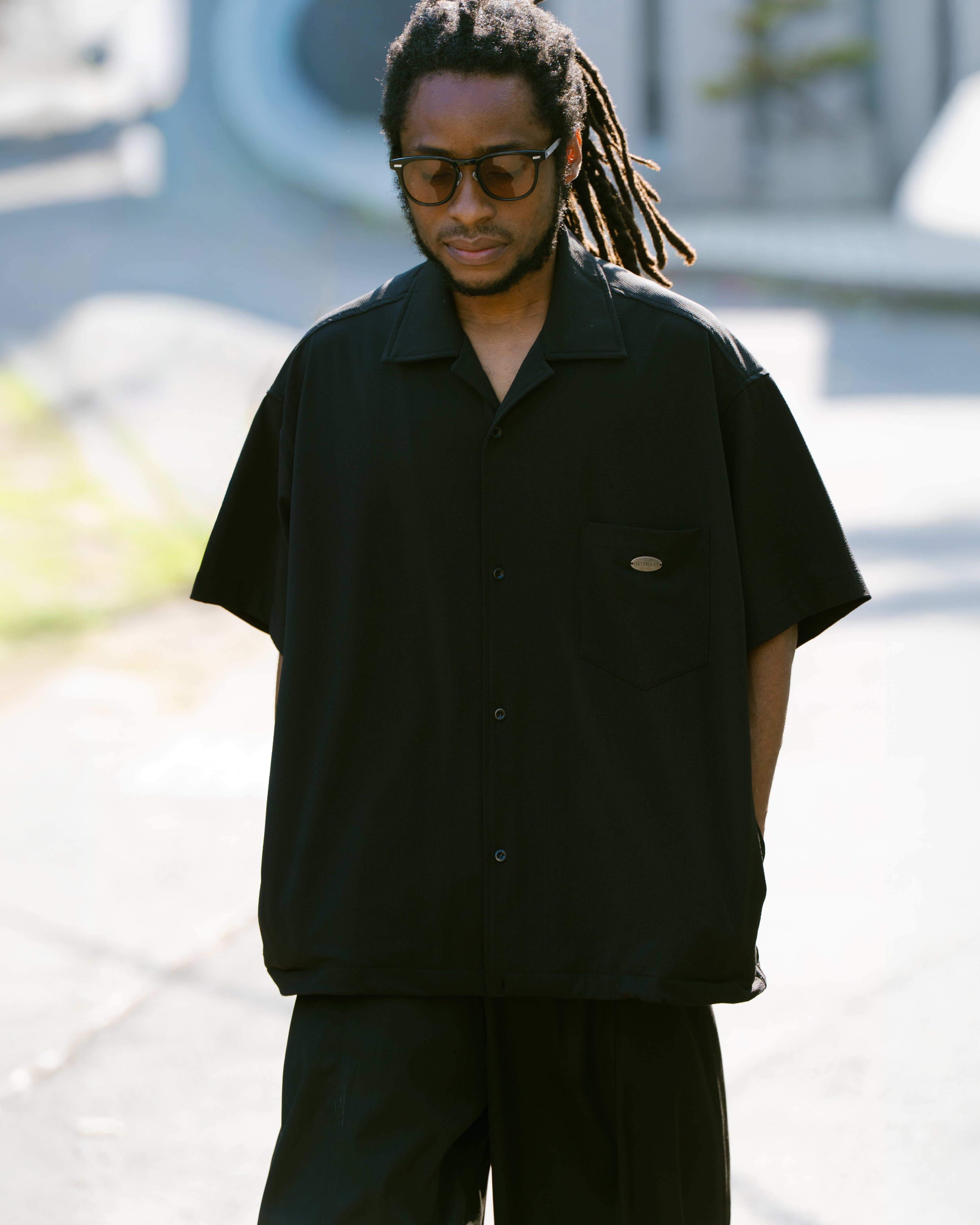 【車庫服飾】ORDINARY SEERSUCKER CUBAN SHIRT