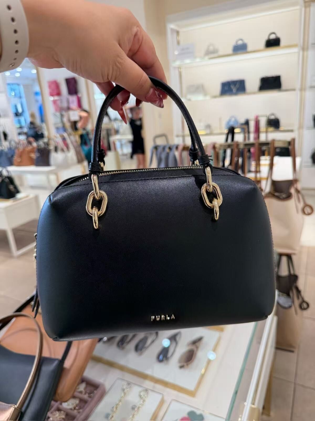 【預購】 Furla  H051639 Galassia 黑色小型包