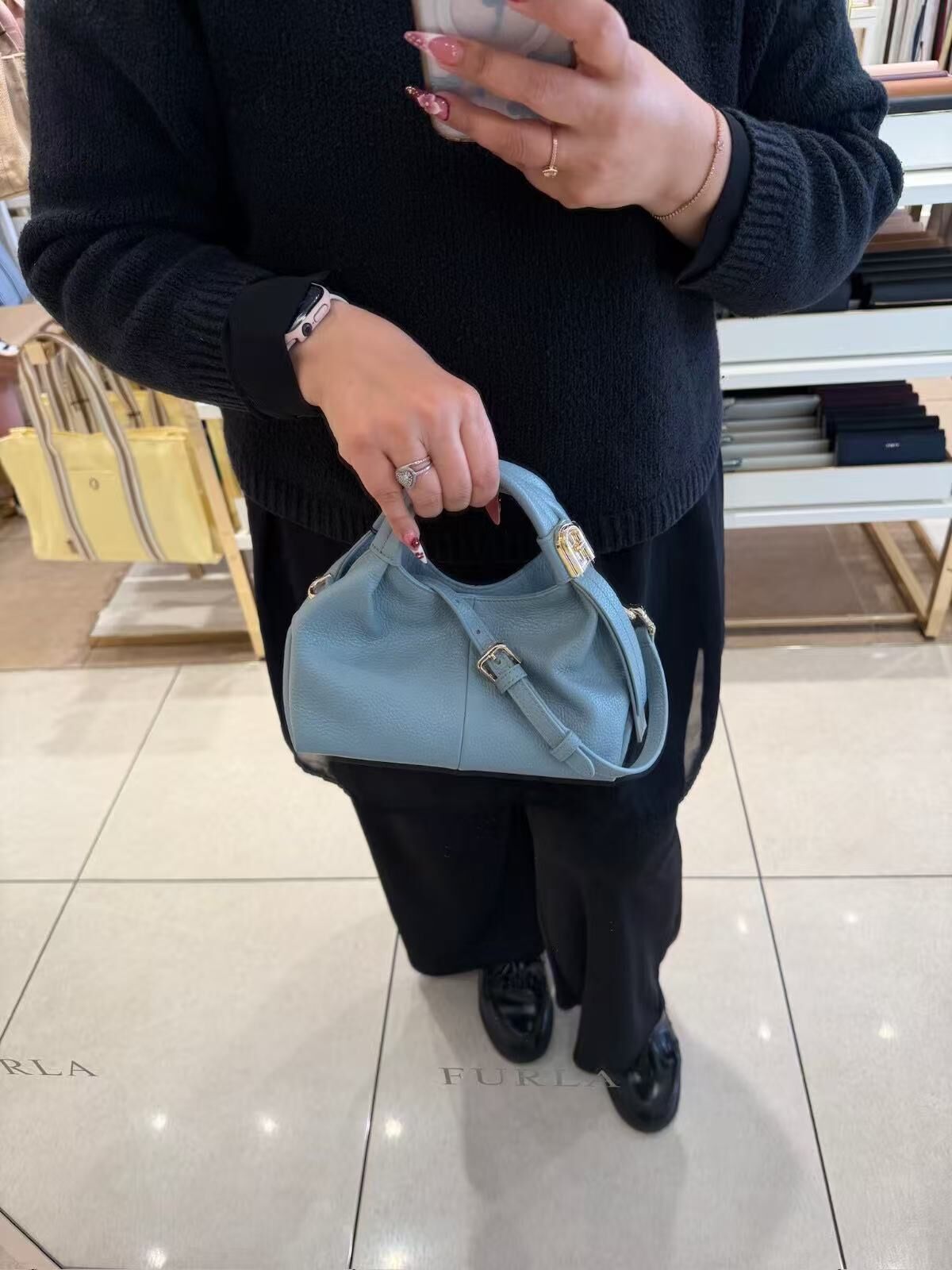 【預購】 Furla  H051640 Planeta S Hobo柔軟皮革肩背包