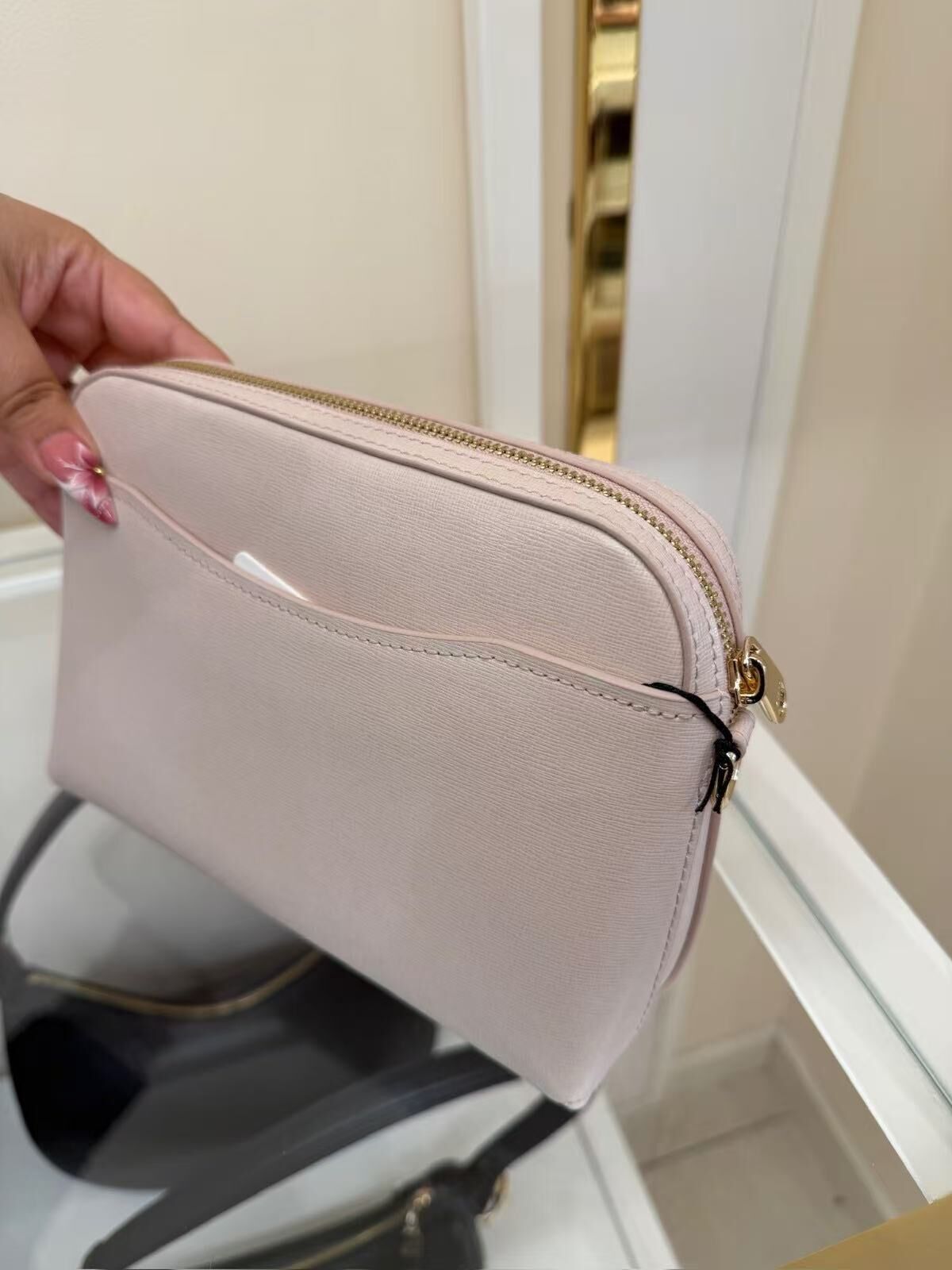 【預購】 Furla  H051645 GEA 粉色斜挎包