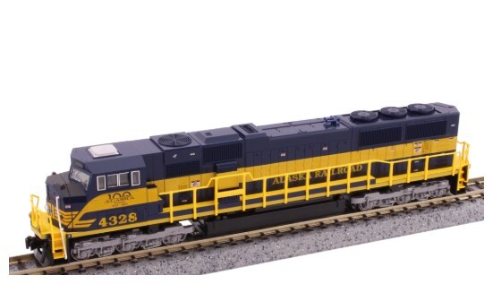 Kato 176-6412 N規 EMD SD70MAC 阿拉斯加鐵路 #4328 阿拉斯加鐵路百年紀念