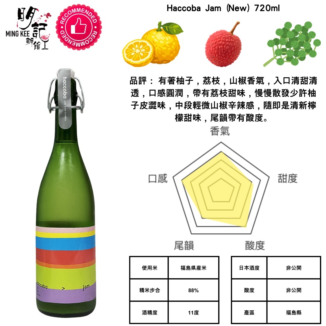 Haccoba Jam (New) 720ml