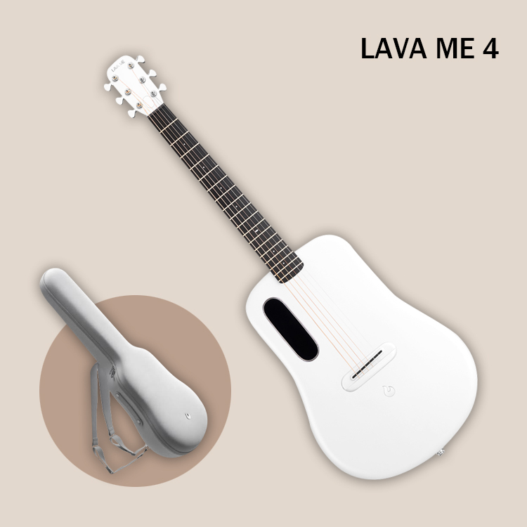 LAVA ME 4 Carbon 拿火 36吋 智能碳纖維吉他 白色 附超輕太空琴袋
