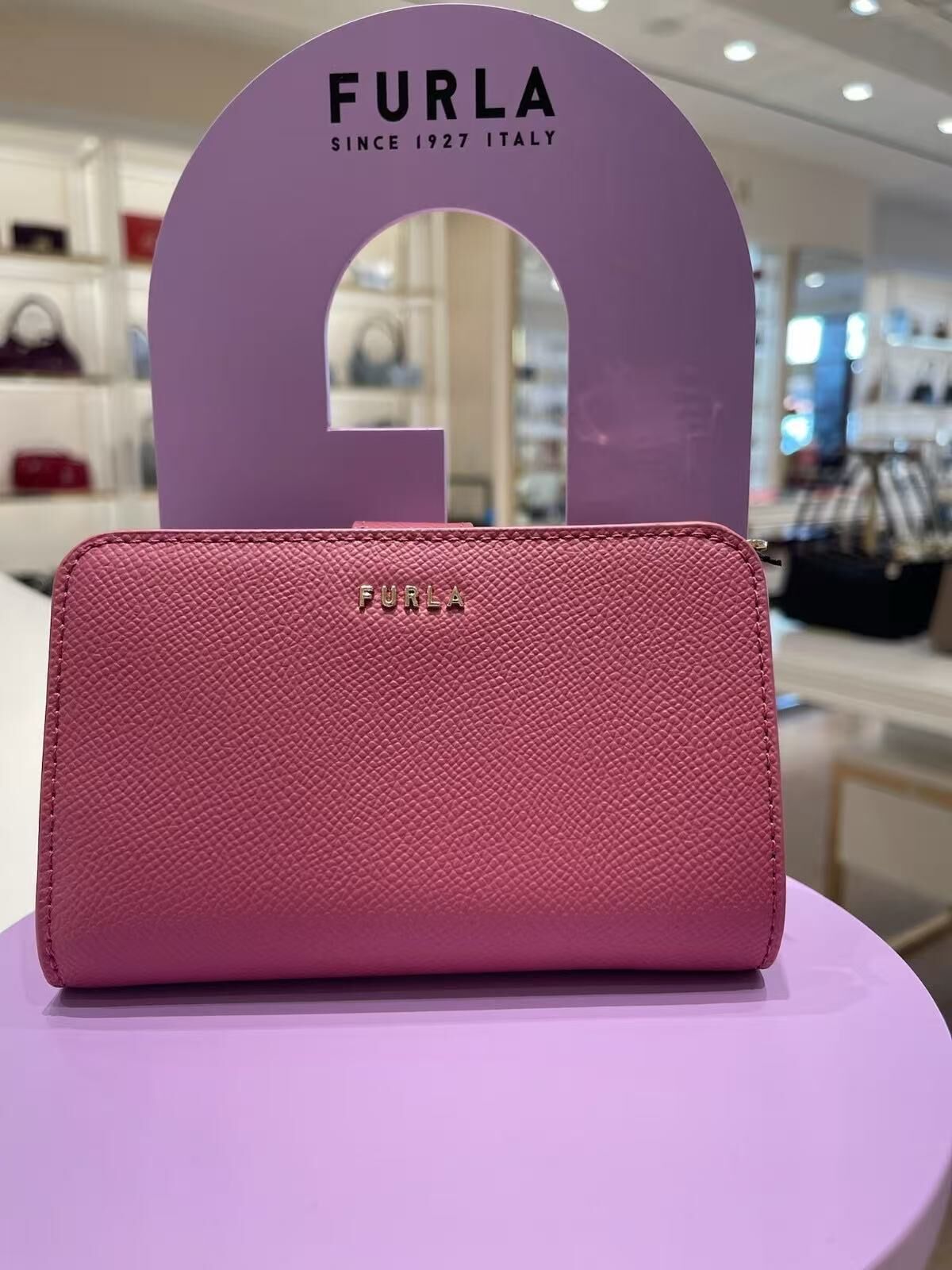 【預購】 Furla  H051660 粉紅色銀包