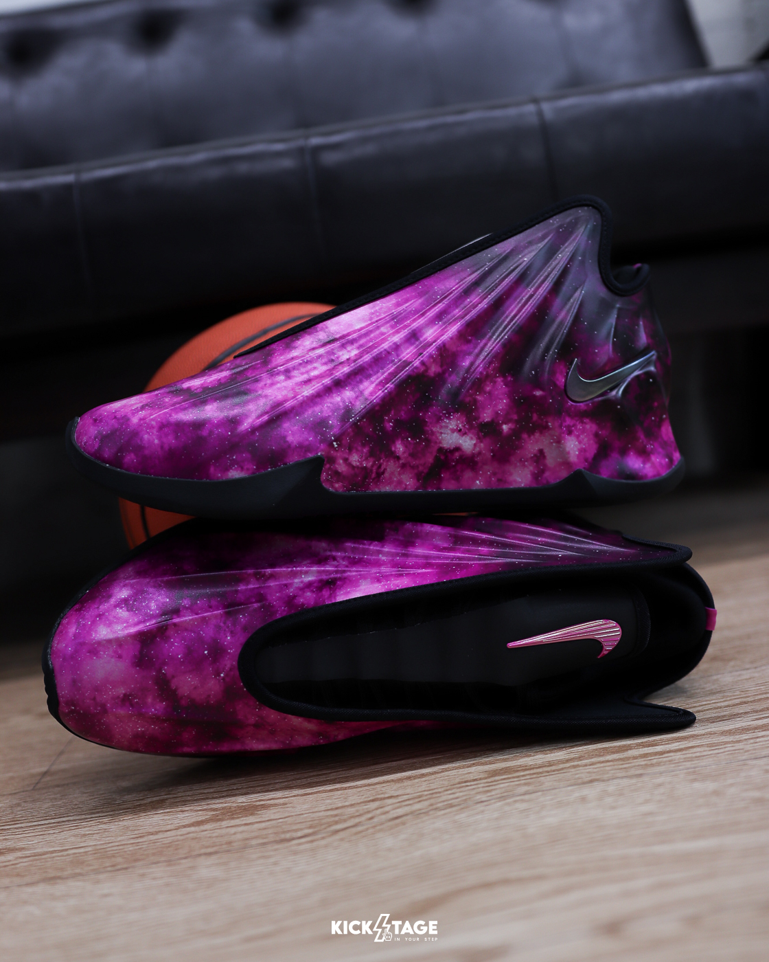 男鞋 NIKE G.T. FUTURE CHBL EP 'Passionate Pink' 烈粉黑 星空 銀河 氣墊 支撐 實戰 籃球鞋【IH1109-600】
