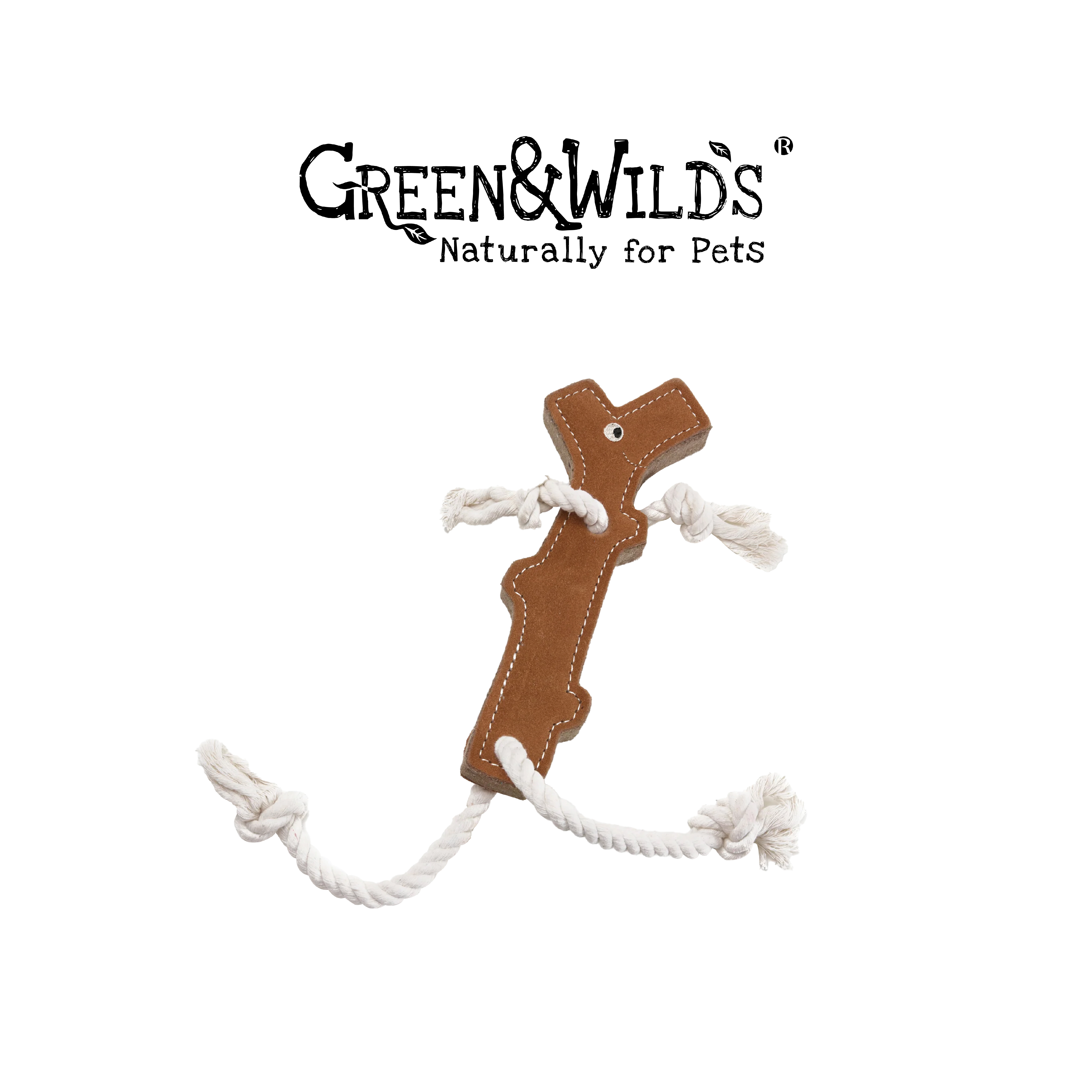 火柴人 - 犬用啃咬玩具｜英國 GREEN & WILDS