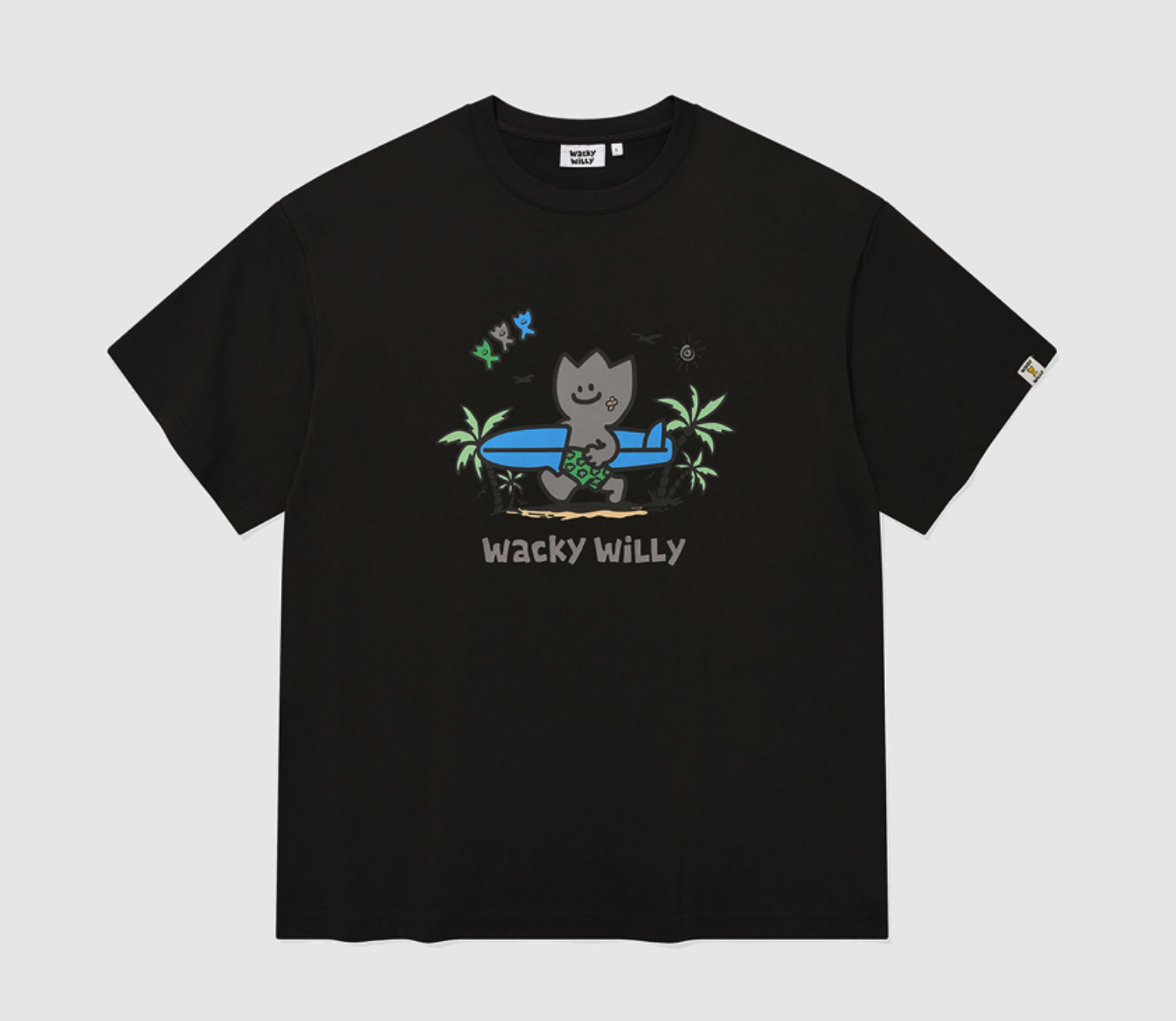【現貨】Wacky willy 渡假海灘褲kiki 短tee 涼感 防曬 WA2602ST31