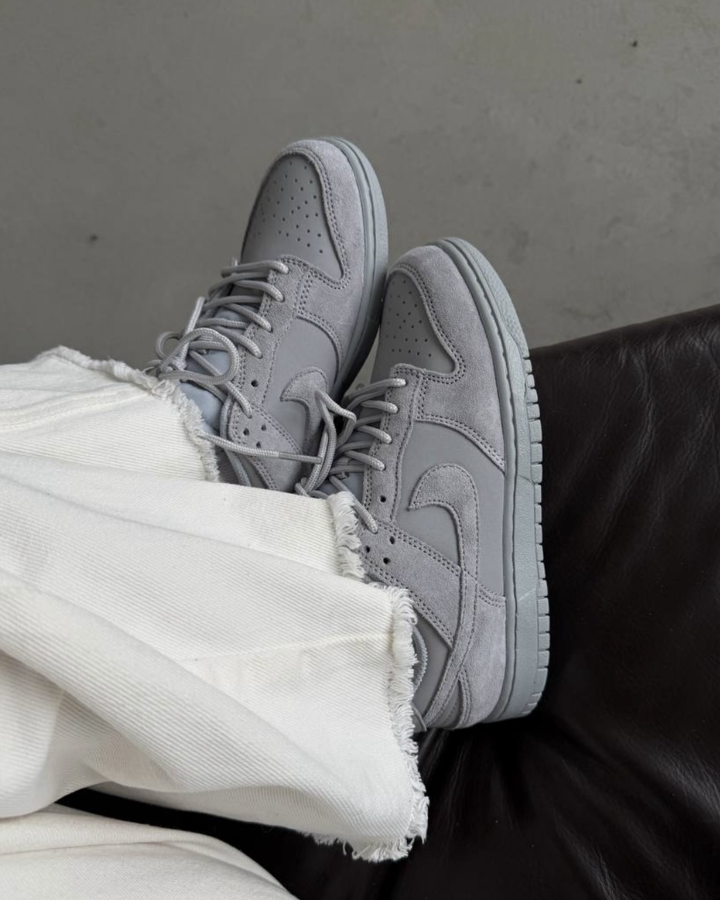 Nike Dunk Low SE Wolf Grey 水泥灰 灰色 麂皮 低筒休閒鞋 男鞋