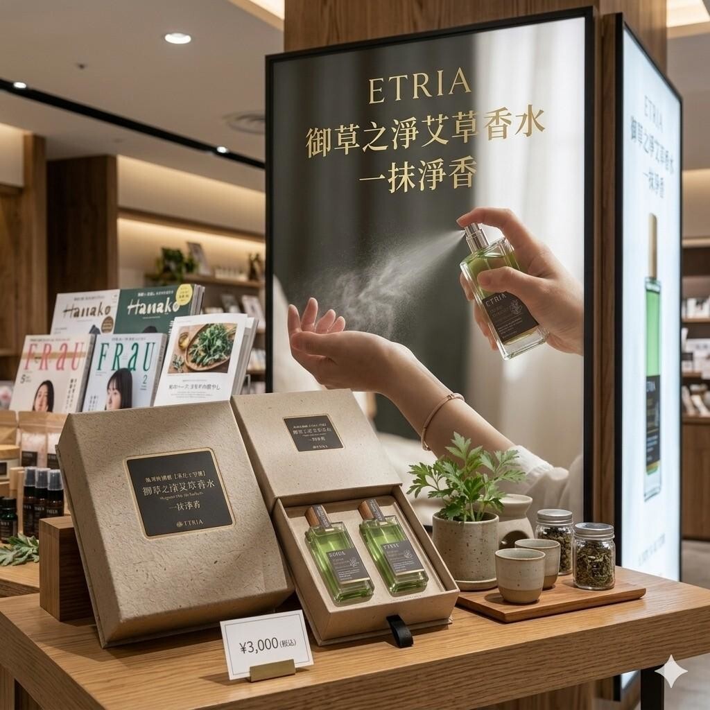 WSBB11606  一噴氣場結界直接拉滿-ETRIA 御淨艾草香水｜液態護身符（7月底）