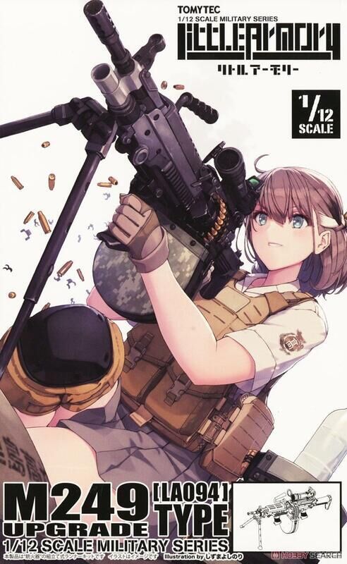 預購26/09 TOMYTEC 代理版 組裝模型 1/12 迷你武裝 LA-094 M249 升級型