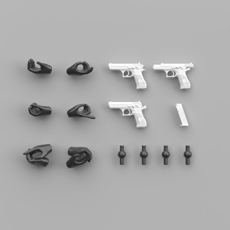 預購26/09 TOMYTEC 代理版 組裝模型 1/12 迷你武裝 LAOP24 Megami Device 前握把手2 (黑)