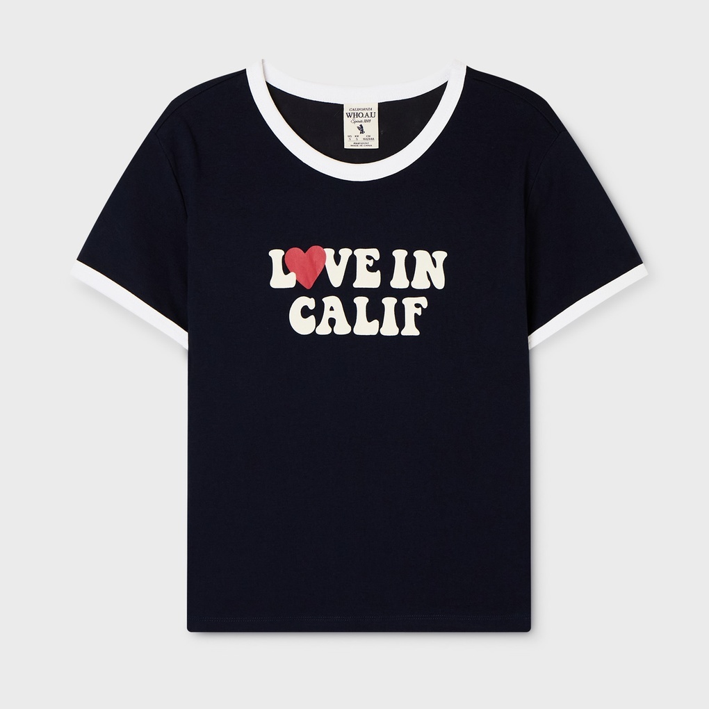 WHO A U - Letter Ringer T-Shirt *3色* (WHRAG2431F)