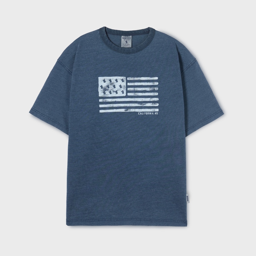 WHO A U - Indigo T-shirt *2色* (WHRAG2571U)