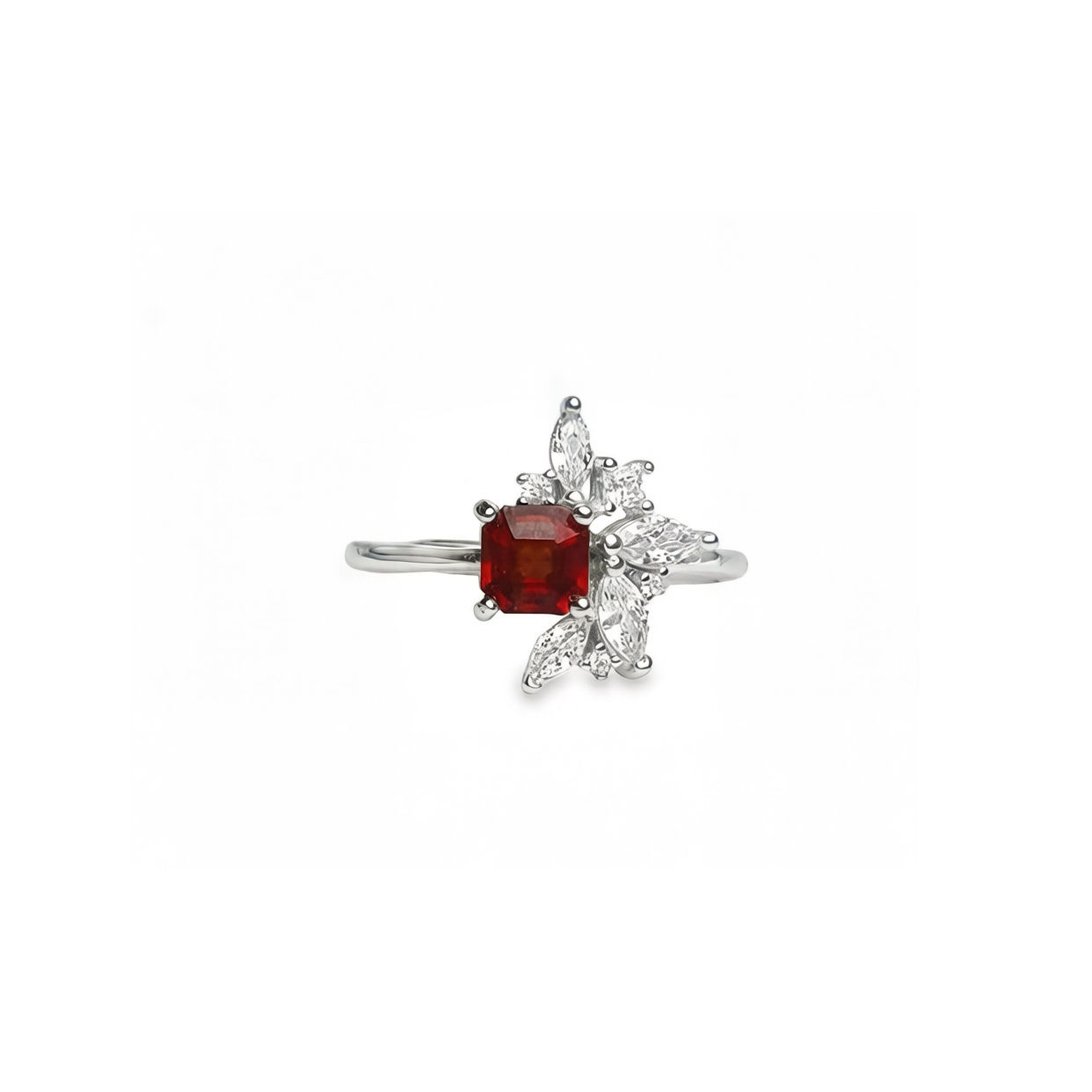 เครื่องประดับไฟน์จิวเวลรี่ (Light Jewelry) | ฟันด้าการ์เน็ต (Fanta Garnet / Mandarin Garnet) | แหวน | TJ851